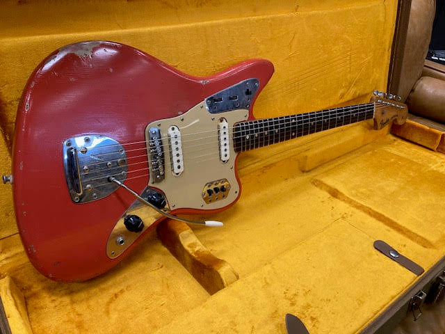 Original 1962 Fender Jaguar (refin) w '62RI case