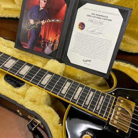 Epiphone Joe Bonamassa #39 1959 Les Paul Custom Limited Edition 2025, Antique Ebony (Pre-Owned)