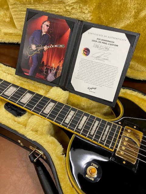 Epiphone Joe Bonamassa #39 1959 Les Paul Custom Limited Edition 2025, Antique Ebony (Pre-Owned)