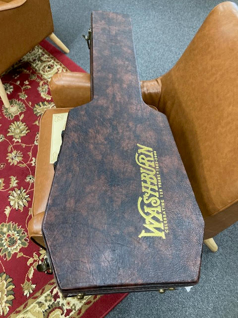 Washburn 125th anniversary limited edition parlour guitar w/ case