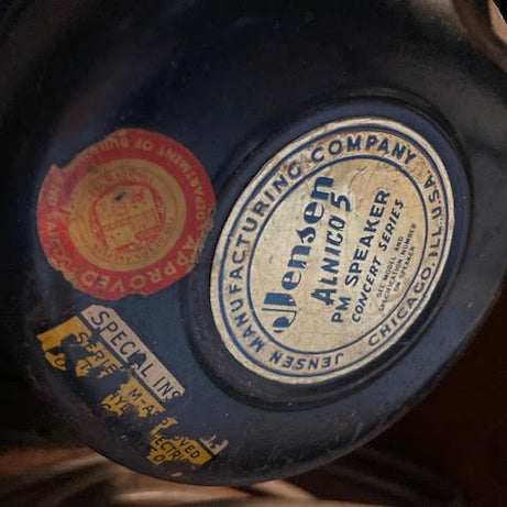 SOLD - 1956 Fender Deluxe 5E3 Tweed Narrow Panel amplifier