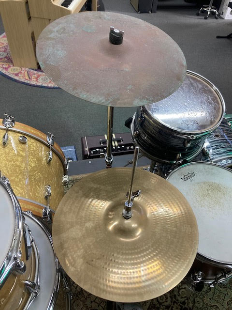 Gretsch Catalina Club Silver Oyster drum kit w/ Zildjian cymbals + hardware (preowned)