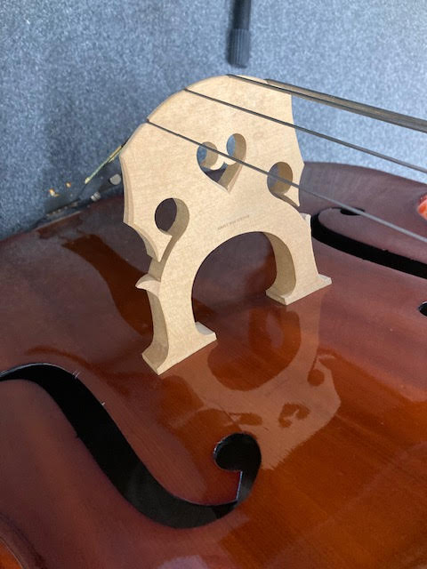 Double Bass 3/4 Allegro brand ? w/ case and bow (preowned)