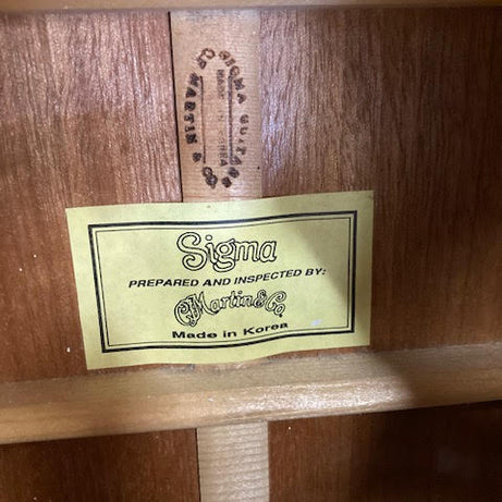 Sigma dreadnought acoustic guitar