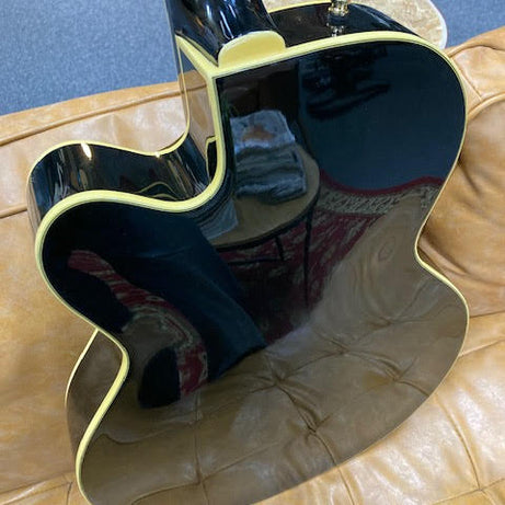 Gretsch G5420TG Hollowbody single cut electric guitar RARE BLACK w/upgrades