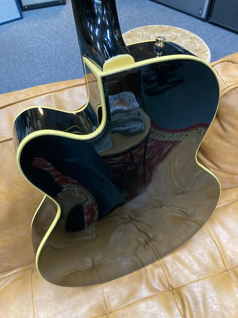 Gretsch G5420TG Hollowbody single cut electric guitar RARE BLACK w/upgrades