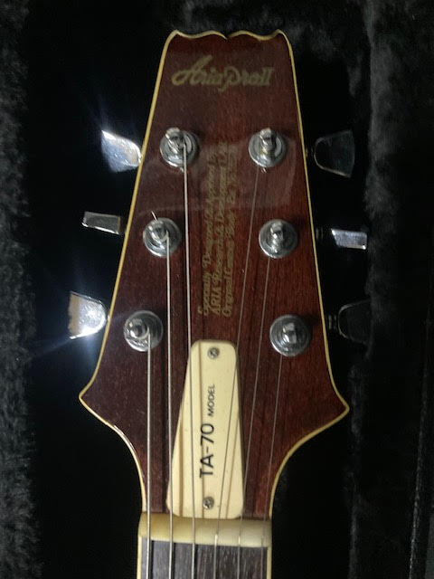 1982 Aria Pro II TA-70 Electric Guitar W/hardcase (Pre-Owned)