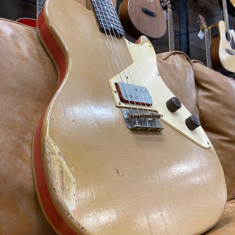 SOLD - DeluxeTone Radiolette "The Chieftain" Local Handcrafted Electric Guitar W/Case RELIC