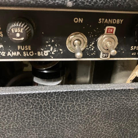 Vintage 1969 Fender Super Reverb Drip-Edge Silverface amplifier