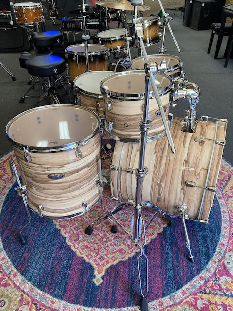 Pearl Limited edition Decade Maple exotic gloss drum kit Fusion Plus sizes