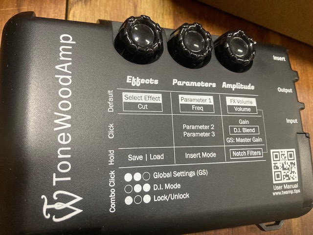TonewoodAmp Unplug effects unit for acoustic guitar (preowned)