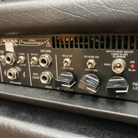 MESA BOOGIE TRIPLE CROWN 100 HEAD BLACK w/ 4x12 cab + footswitch