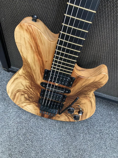 Walton Custom Built Camphor Floyd Rose electric guitar