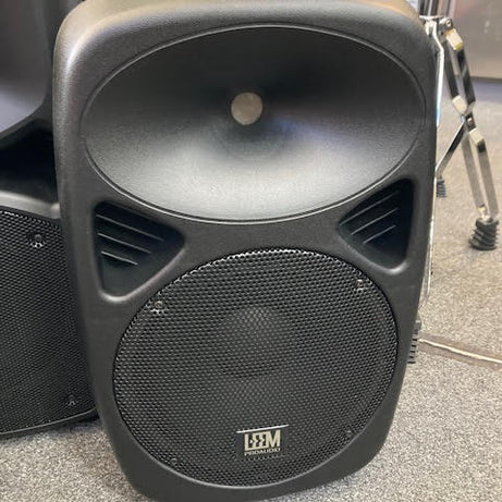 Leem SPA-10 Active 120W, 2-Way, 10" PA Speaker Built-in MP3 Player with SD Card & USB Input (preowned)