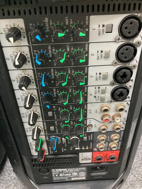 Yamaha stagepas400 PA system (preowned)