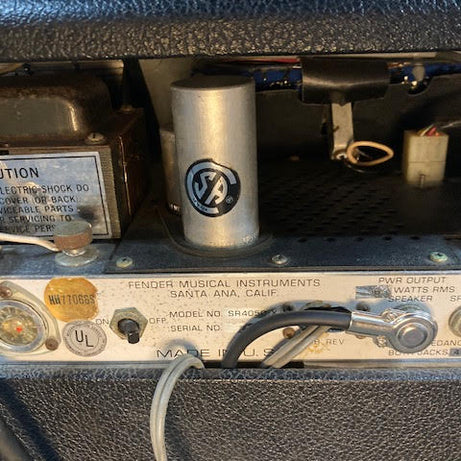Vintage Fender Super Reverb SR4050X solid state amplifier 1960's