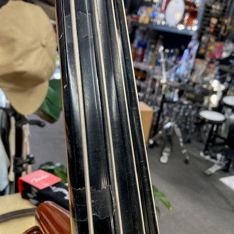 Double Bass 3/4 Allegro brand ? w/ case and bow (preowned)