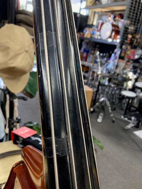 Double Bass 3/4 Allegro brand ? w/ case and bow (preowned)