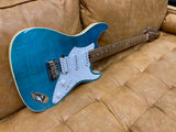Aria 714-MK2 Fullerton Electric Guitar - Turquoise Blue
