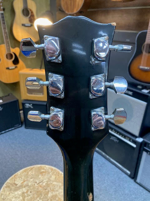 Columbus Black Les Paul Guitar Made in Japan w/ hardcase Late 70's