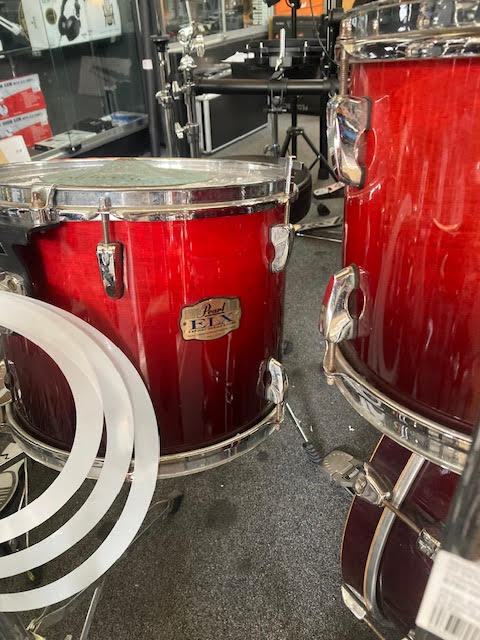 Pearl Export Drum Kit 5 piece w/ cymbals + stool (preowned)