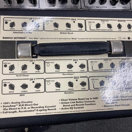 Tech 21 Trademark 60 guitar amplifier (preowned) w/ footswitch