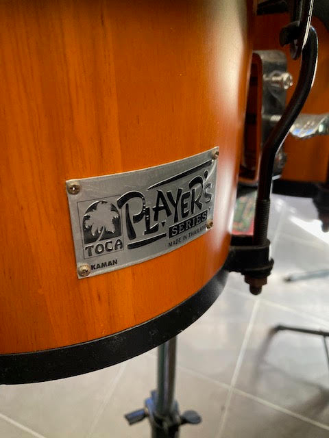 Toca Player bongos w/ stand (preowned)