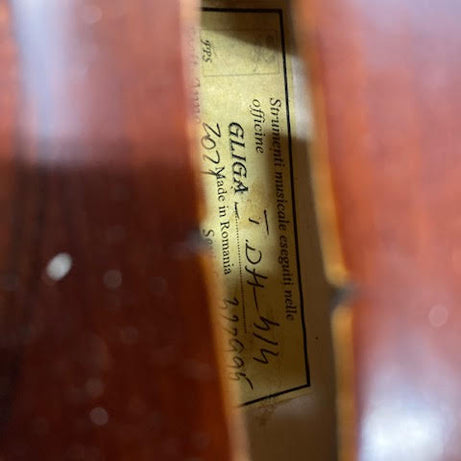 Gliga I Violin Dark Antique w/ case + bow (preowned)