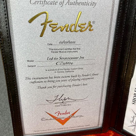 Fender Custom Shop Stratocaster Limited edition Shell Pink 2022 1960 Journeyman w/case