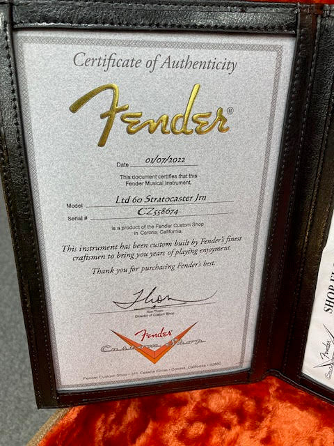 Fender Custom Shop Stratocaster Limited edition Shell Pink 2022 1960 Journeyman w/case