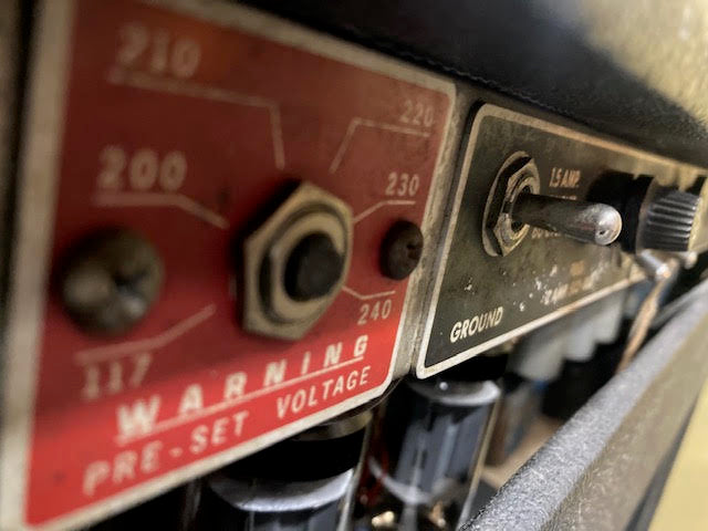 Vintage 1969 Fender Super Reverb Drip-Edge Silverface amplifier