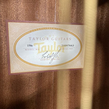 Taylor 150E 12 string guitar w/ MBT hardcase