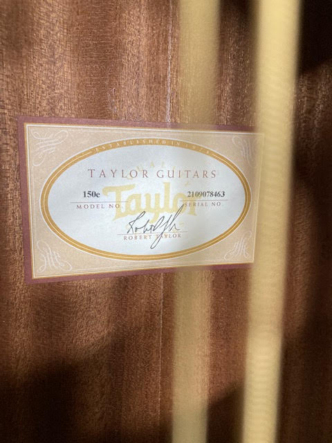 Taylor 150E 12 string guitar w/ MBT hardcase