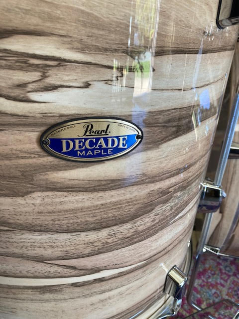 Pearl Limited edition Decade Maple exotic gloss drum kit Fusion Plus sizes