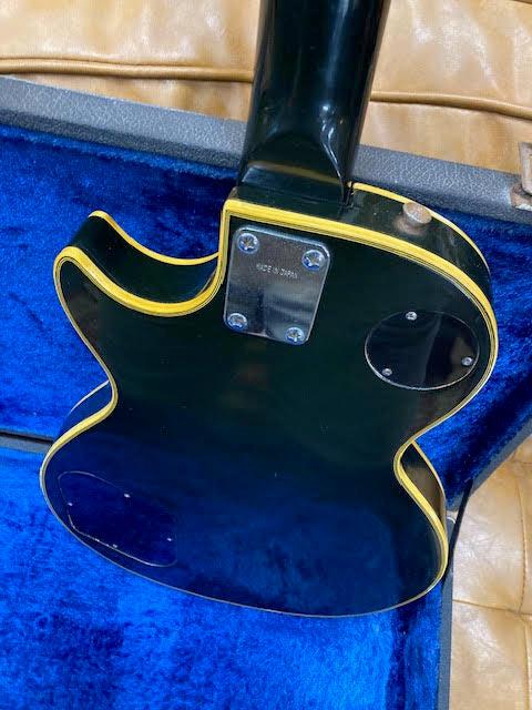Columbus Black Les Paul Guitar Made in Japan w/ hardcase Late 70's