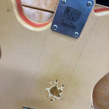 SOLD - DeluxeTone Radiolette "The Chieftain" Local Handcrafted Electric Guitar W/Case RELIC