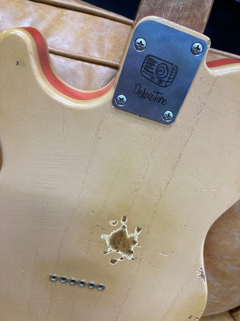 SOLD - DeluxeTone Radiolette "The Chieftain" Local Handcrafted Electric Guitar W/Case RELIC