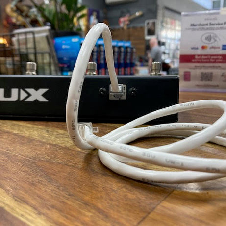 Preowned NUX Extensional Footswitch Controller to suit Mighty 30SE Amplifier Four Latched Switches