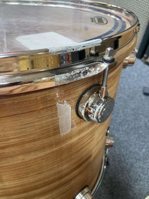 DW ECO-X Bamboo/Birch 6 piece drum kit w/ hardware + cymbals (preowned)