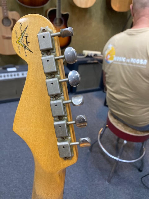 SOLD - Fender Customshop Stratocaster 1960 Journeyman Sonic Blue w/hardcase