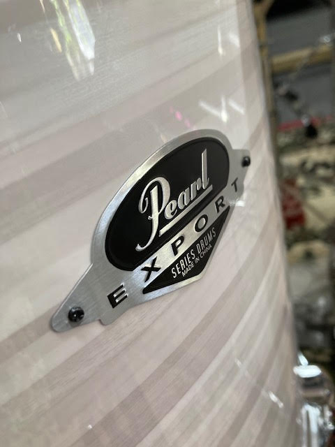 Pearl Export EXX Fusion plus Slipstream White  w/ zildjian cymbals + Bonus 8" Tom