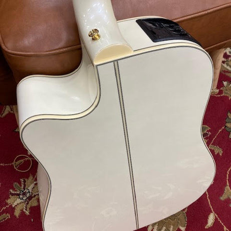 Takamine G37 Series Dreadnought AC/EL Guitar with Cutaway in Pearl White Gloss Finish (preowned)