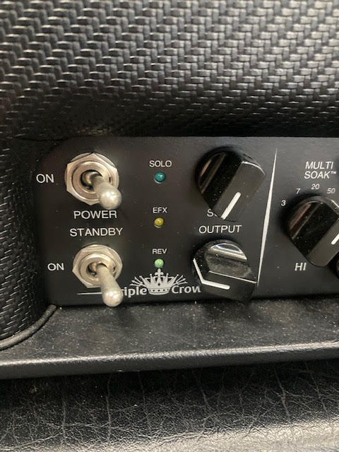 MESA BOOGIE TRIPLE CROWN 100 HEAD BLACK w/ 4x12 cab + footswitch
