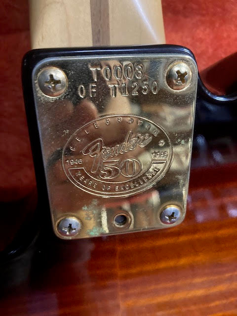 Fender Telecaster 1996 50th anniversary w/ Fender tweed case + candy