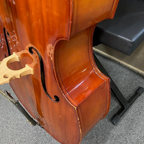 Double Bass 3/4 Allegro brand ? w/ case and bow (preowned)
