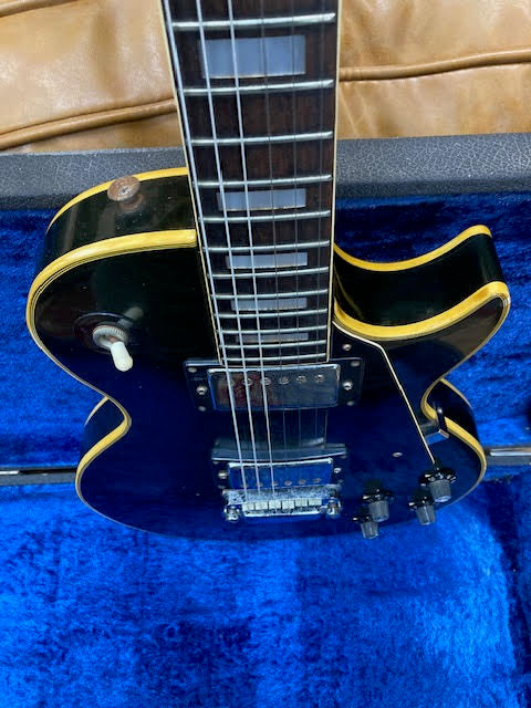 Columbus Black Les Paul Guitar Made in Japan w/ hardcase Late 70's