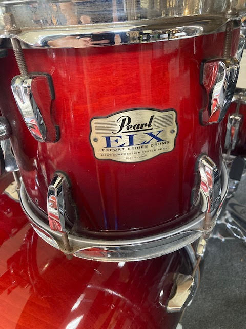 Pearl Export Drum Kit 5 piece w/ cymbals + stool (preowned)