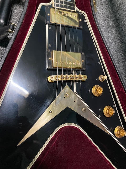 Gibson Flying V Custom Ebony w/ hardcase