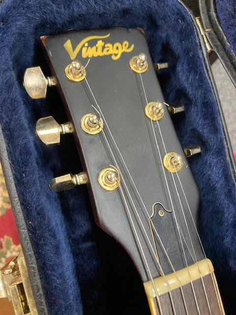 Vintage Lemondrop V100 electric guitar HUGE UPGRADES w/ hardcase (preowned)