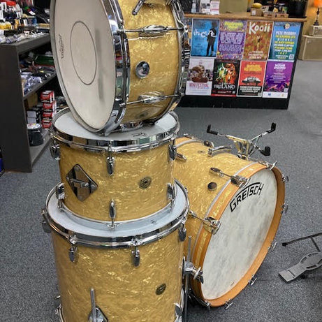 Gretsch Broadkaster 4 piece drum kit USA Reissue shell pack . ( preowned )